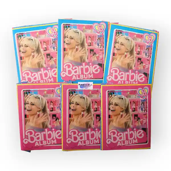 50 Sobres Láminas Para Álbum Barbie Auto-adhesivas