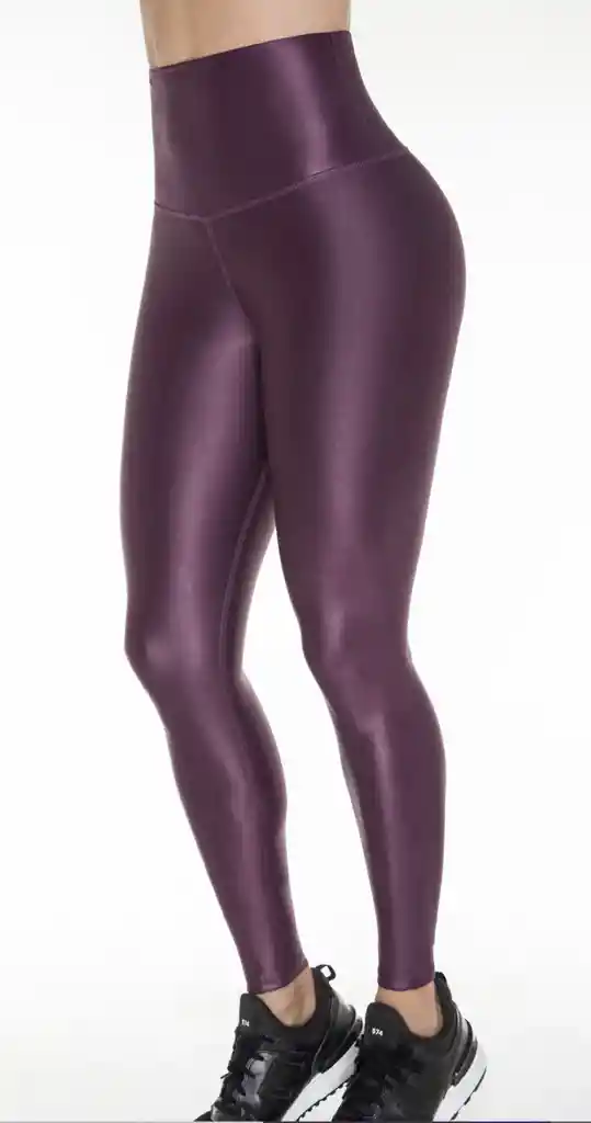 Leggings Metalizado Uva - Talla Única-