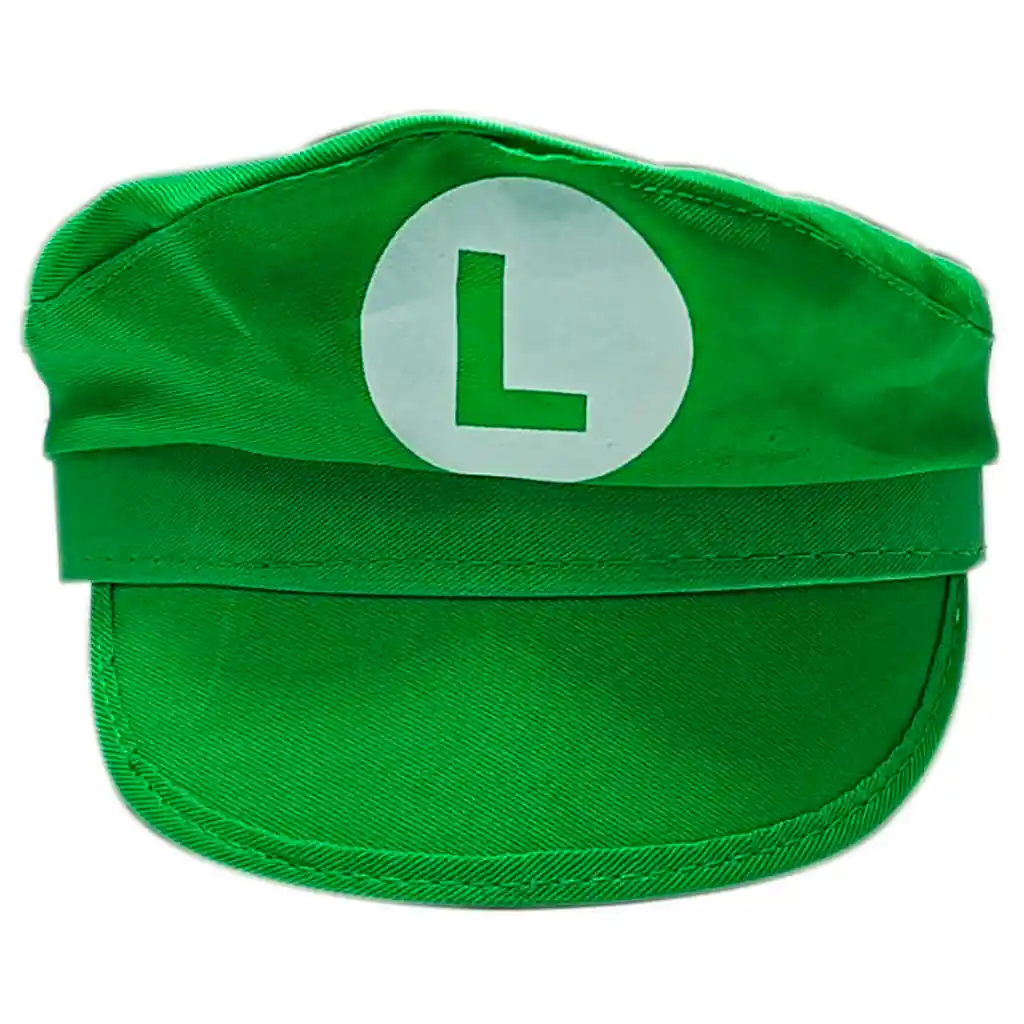 Gorro Super Mario Sombrero Luigi Disfraz (luigi Verde)