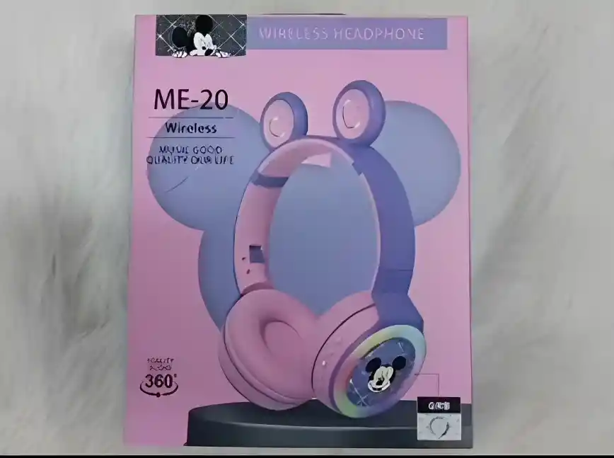 Diadema Bluetooth Inalámbrica Mickey Mouse (me-20)