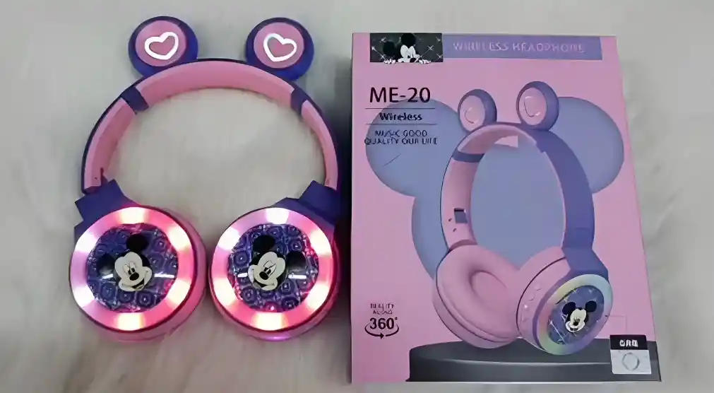 Diadema Bluetooth Inalámbrica Mickey Mouse (me-20)