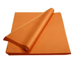 Pliego De Papel Seda Color Naranja