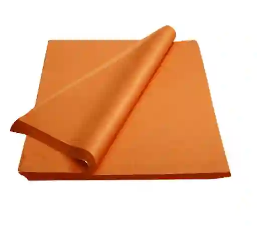 Pliego De Papel Seda Color Naranja