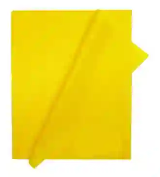 Pliego De Papel Seda Color Amarillo