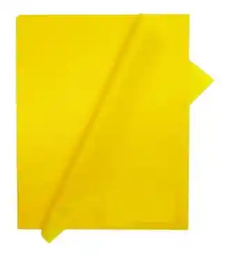 Pliego De Papel Seda Color Amarillo