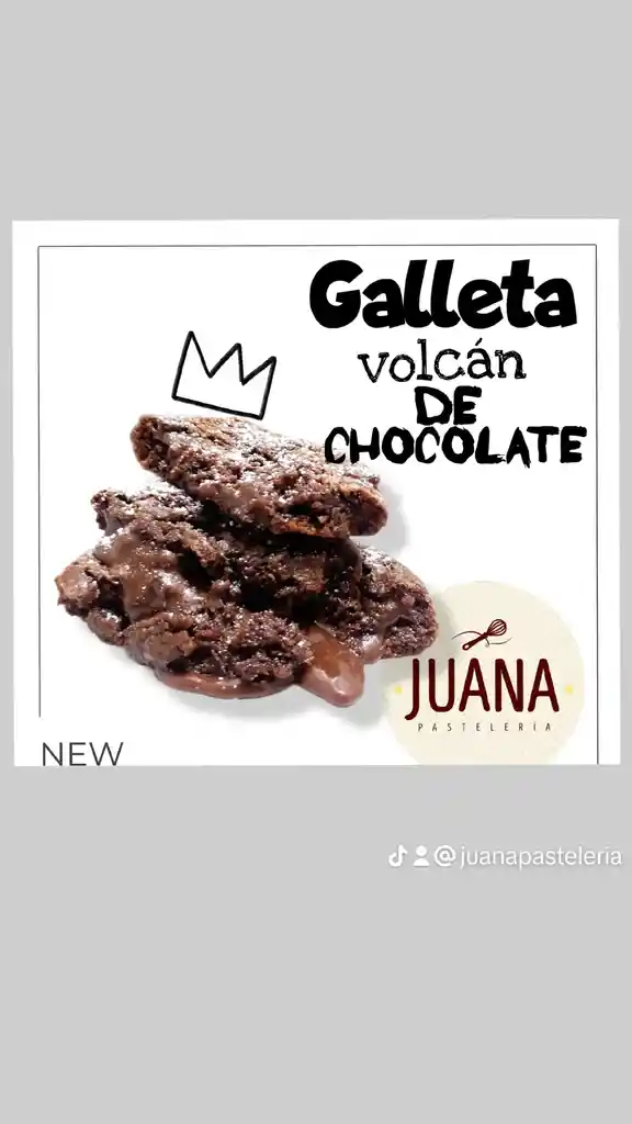 Galleta Volcan De Chocolate