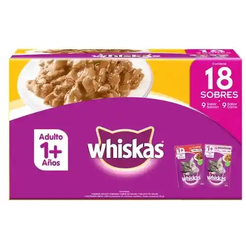 Whiskas Pouch Cat 18 Und / 85 G