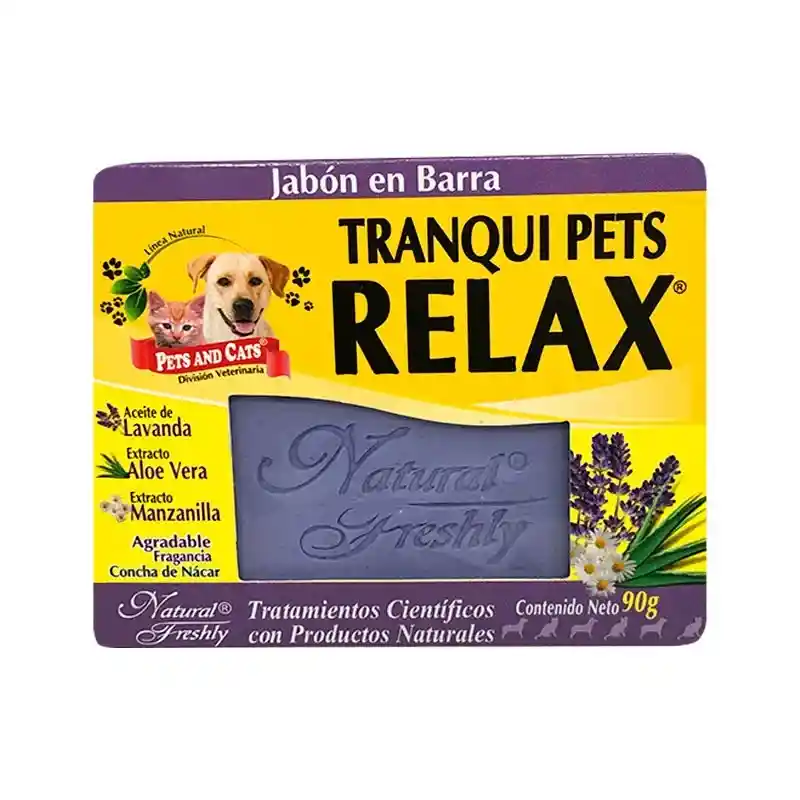 Jabón Tranqui Pets Rlax Natural Freshly 90g