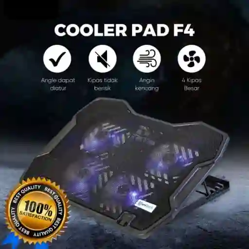 Base Refrigerante 4 Ventiladores /base Refrigerante Cooling Cool