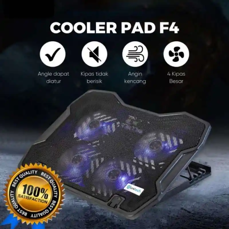 Base Refrigerante 4 Ventiladores /base Refrigerante Cooling Cool