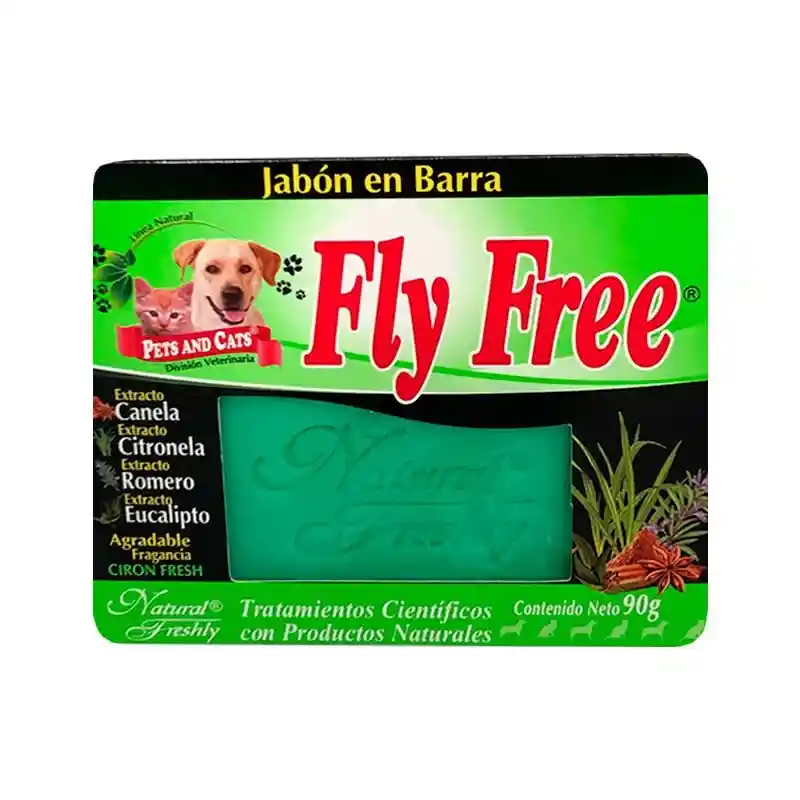 Jabón Fly Free Natural Freshly 90g