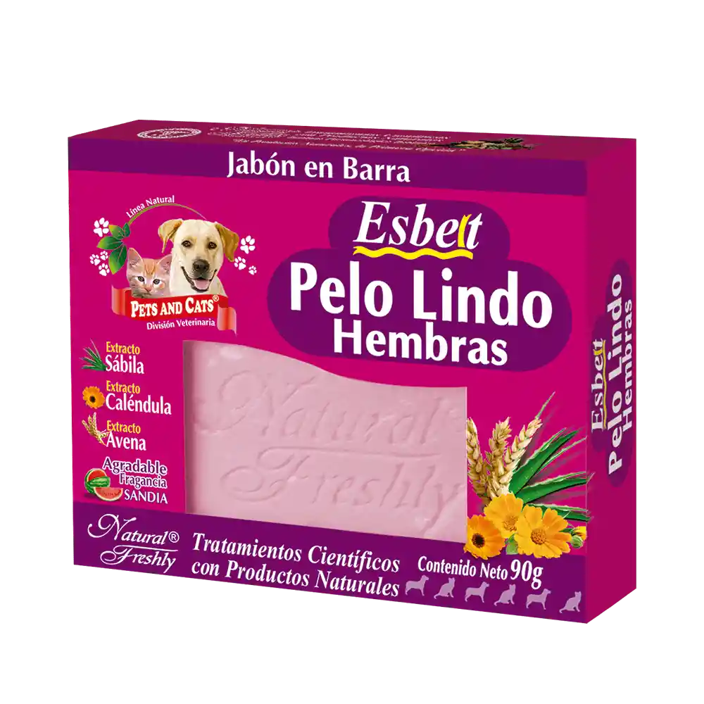 Jabón Pelo Lindo Natural Freshly 90g