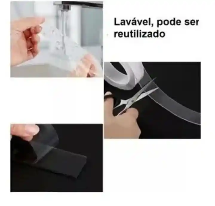 Cinta Doble Faz Transparente