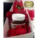 Caja De Rosas Con Nutella Y Globo