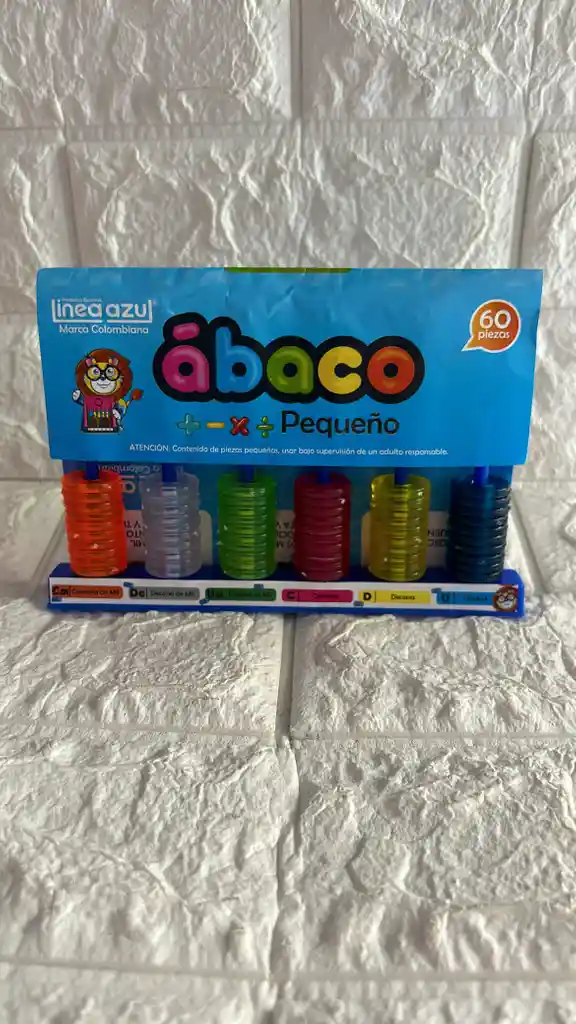 Abaco Pequeño Pasta Linea Azul