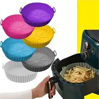 Canastilla Silicona Olla Freidora Air Fryer Reutilizable