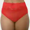 Talla Xl Panty De Encaje Tiro Alto Luna Roja