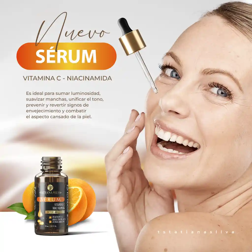 Serum Ts Vitamina C - Niacinamida 3oml