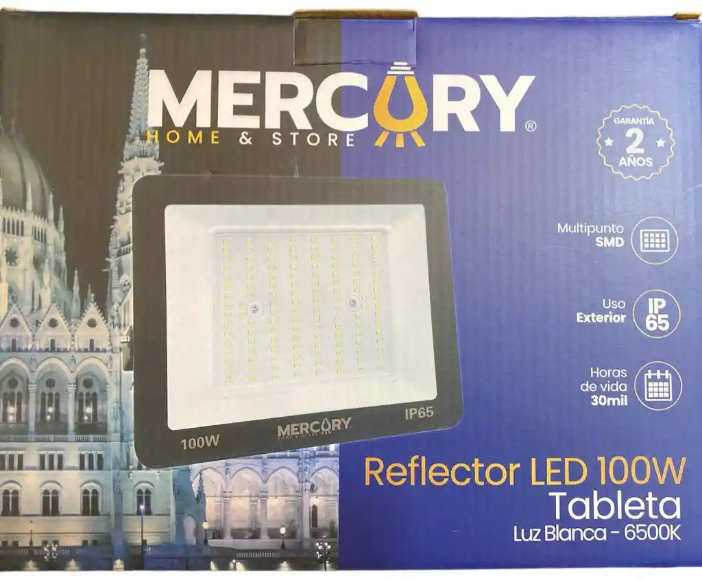 Reflector Led Tipo Tableta 100w 6500k