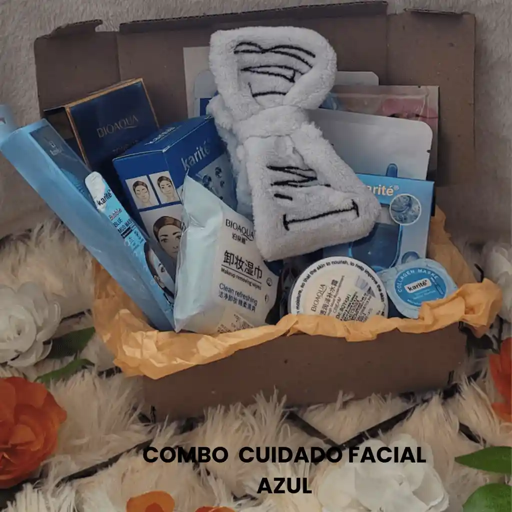 Kit Cuidado Facial Azul