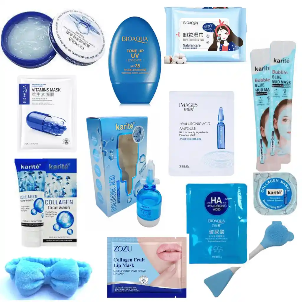 Kit Cuidado Facial Azul