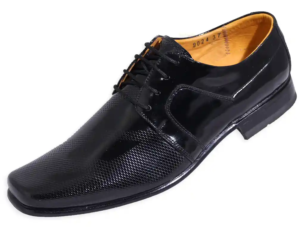 #38 Zapato Cuero Hombre Amarrar