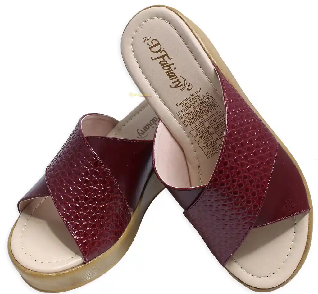 #39 Sandalias Dama Cuero