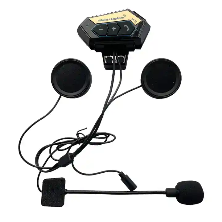Audifonos Recargables Bluetooth P/casco Moto Bt12-2