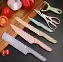 Set De Cuchillos En Cerámica 6 Piezas