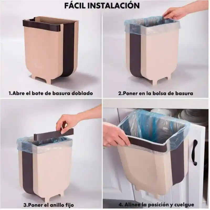 Basurera Multiusos, Plegable Colgante Cocina