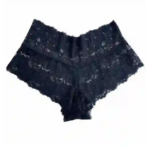 Talla M Panty De Encaje Cachetero Sofia Negra