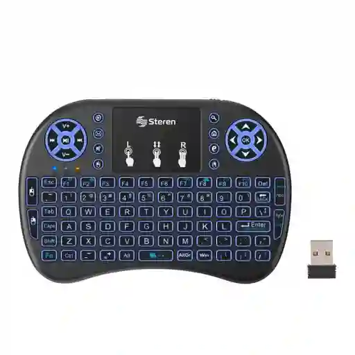 Mini Teclado Inalámbrico Android Smart Tv Iluminado Tvbox