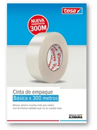 Cinta Empaque Transparente 48mm X 300mt Básica Tesa