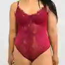 Talla L Body Gina Vinotinto De Encaje