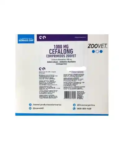 Cefalong 1000mg Blister 5 Tabletas