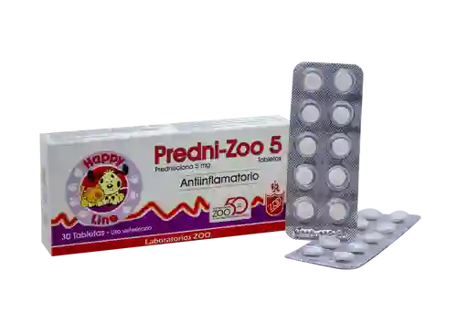 Predni-zoo 5 Mg Blister 10 Tabletas