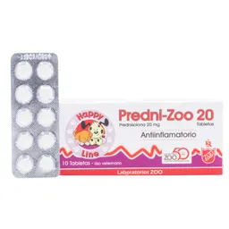 Predni-zoo 20 Mg Blister 10 Tabletas