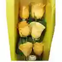 Caja De Flores Amarillas