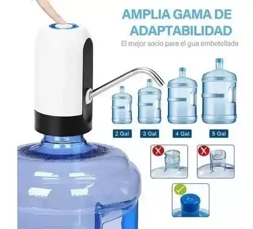 Dispensador De Agua Usb Automático Bomba Recargable