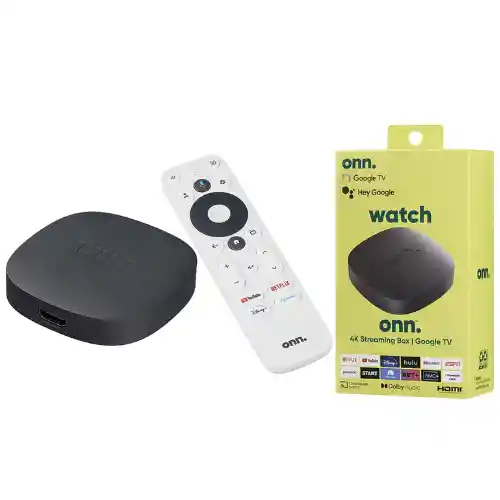 Tv Box Onn. Uhd Streaming Device Control De Voz 4k Negro