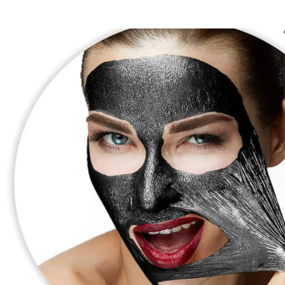 Mascarilla Negra Eimina Puntos Negros Con Colageno Black Mask Sobre