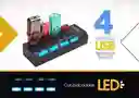 Multi Hub Usb 4 Puertos Usb 2.0 Led Con Switch Individual