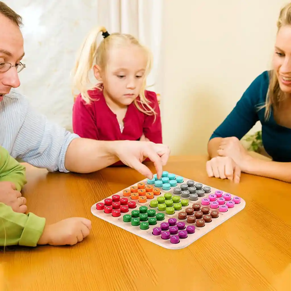 Sudoku En Madera. Niños Sudoku Ajedrez Crucigramas | Juguetes De Rompecabezas De Matemáticas