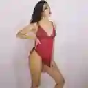 Talla L Babydoll Lucía Vinotinto