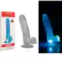 Dildo Luminoso Consolador Realista Con Ventosa Nebula Con Luces