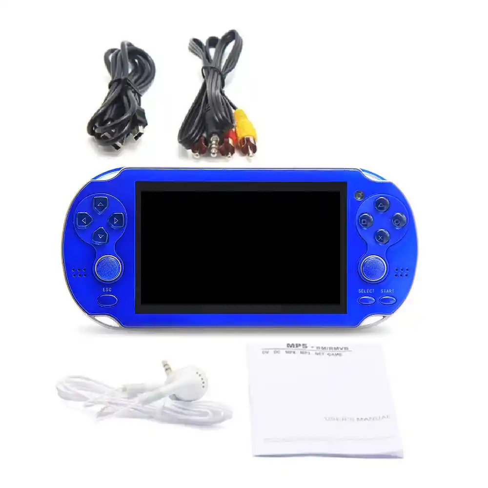 Consola Portátil Emulador De Juegos Psp Multi-funcion Mp5 - Azul