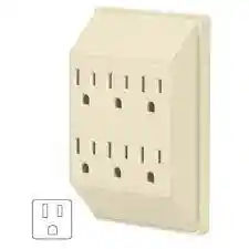 Multitoma Toma Multiple Para Toma Doble 2x6 Regleta