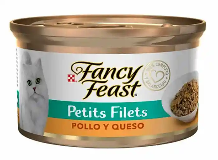 Fancy Feast Petits Filets Pollo Y Queso X 85 Gr