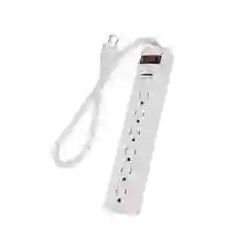 Multitoma Toma Multiple Cortapico 6 Entradas Cable 85cms Regleta