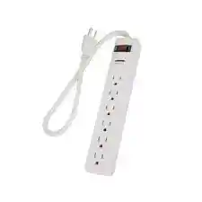 Multitoma Toma Multiple Cortapico 6 Entradas Cable 85cms Regleta